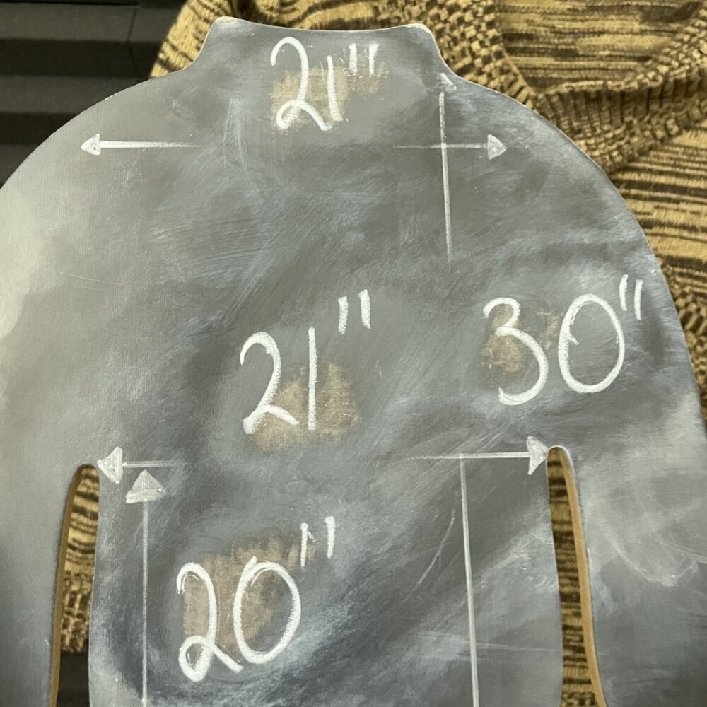 Caren Sport Knit Blouse Top Size 3XL Long Sleeve Long Brown Striped V-Neck - Picture 13 of 14